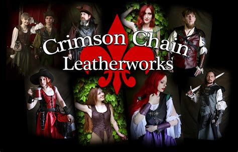 crimson chin costume|crimson chain leatherworks.